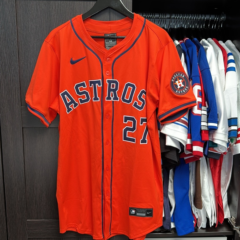 Jose Altuve Houston Astros Nike Alternate Elite Player Jersey - Orange